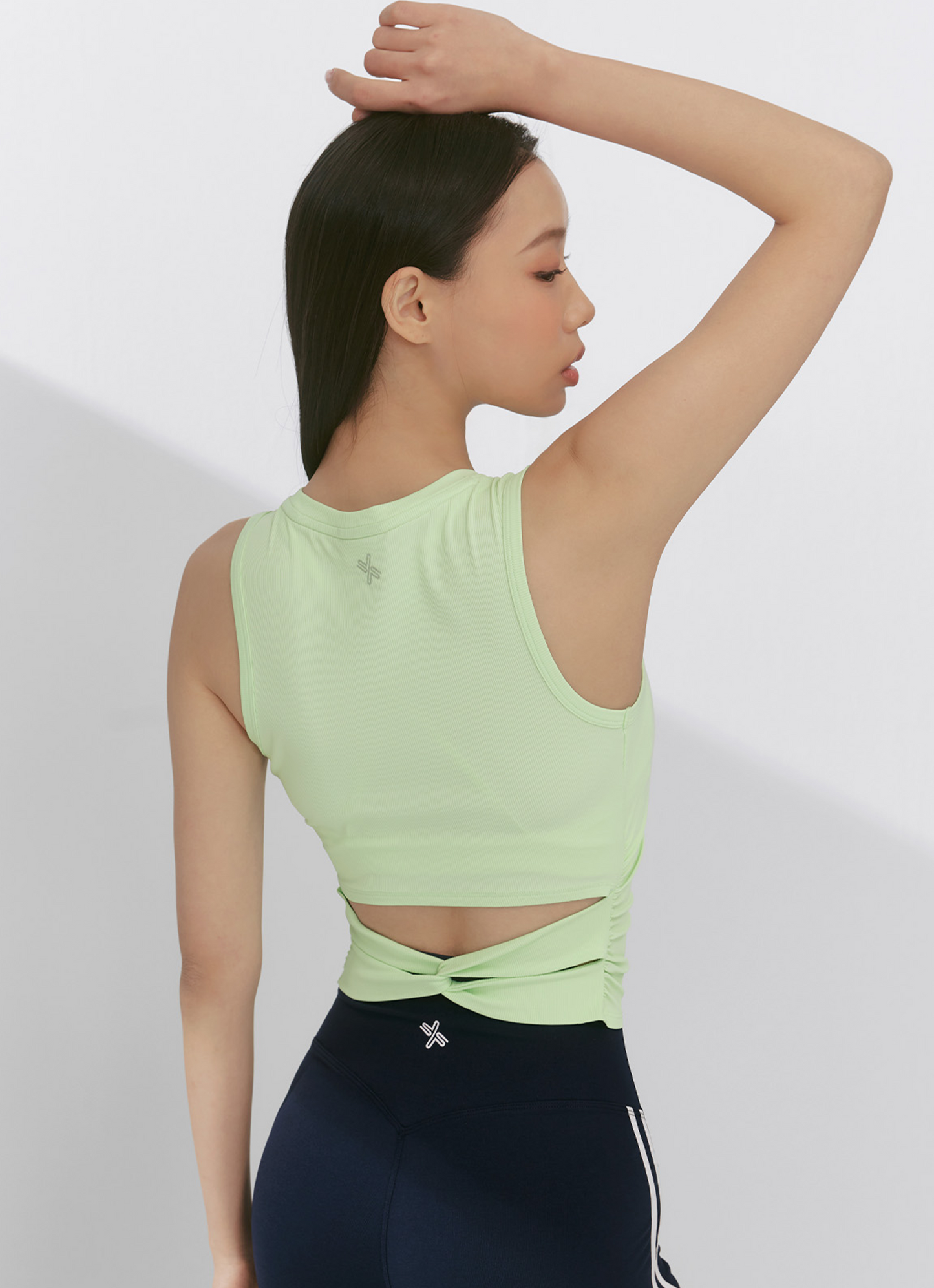 Ribbed Back Twist Sleeveless