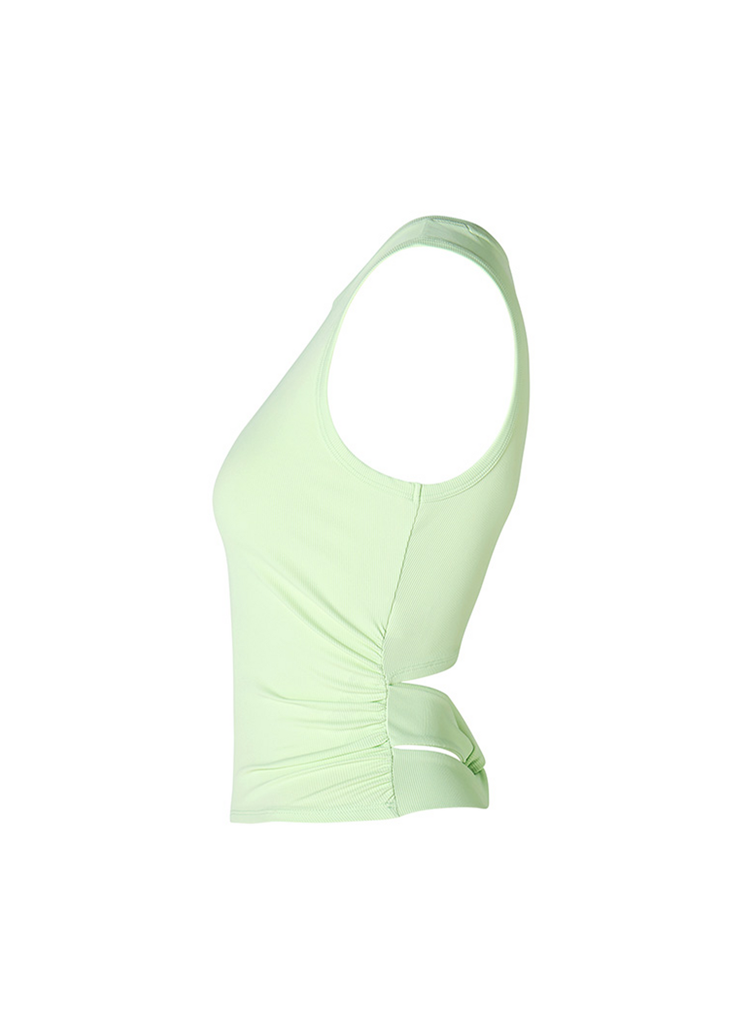 Ribbed Back Twist Sleeveless