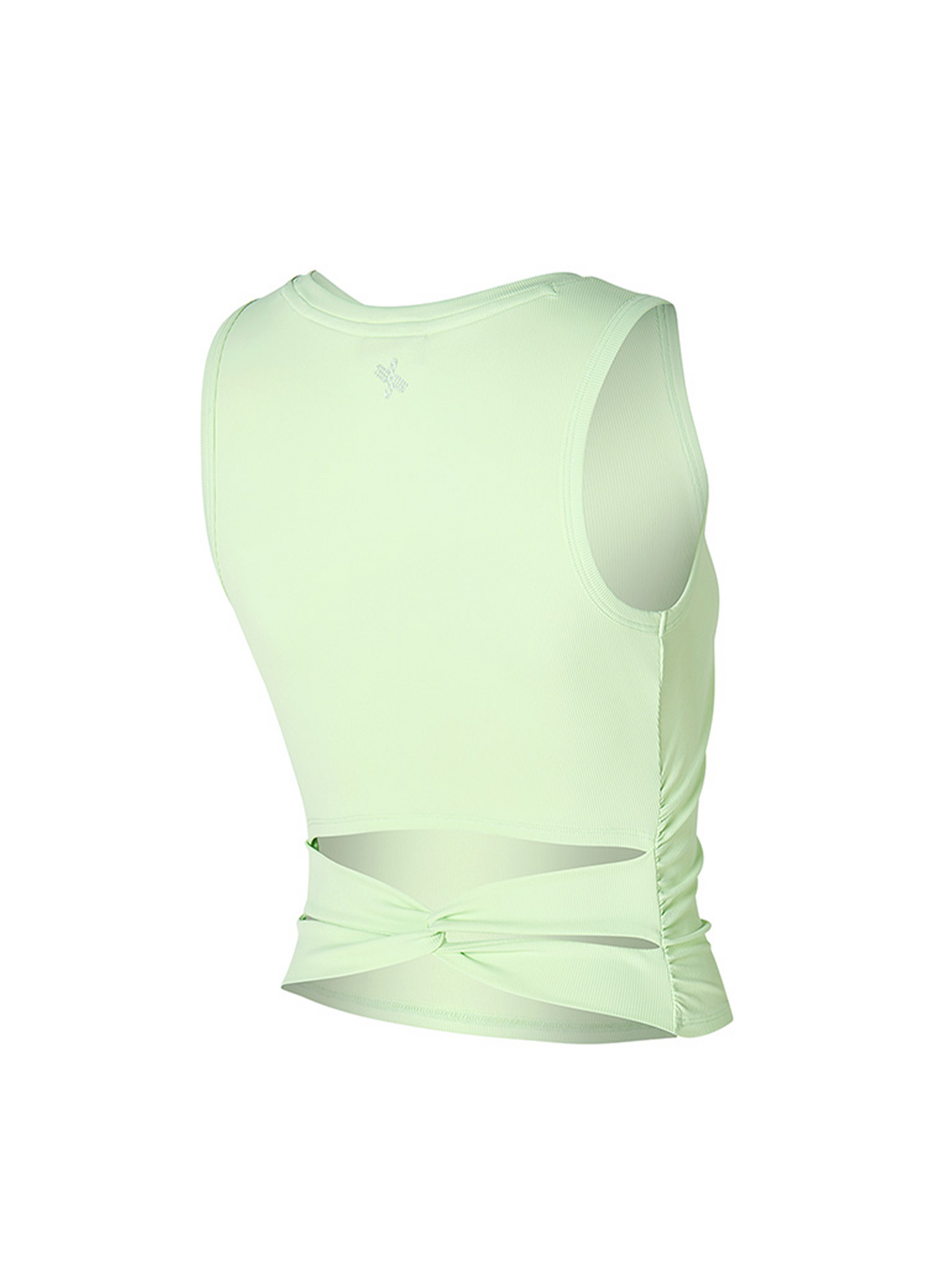 Ribbed Back Twist Sleeveless