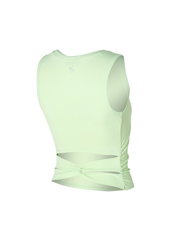 Ribbed Back Twist Sleeveless
