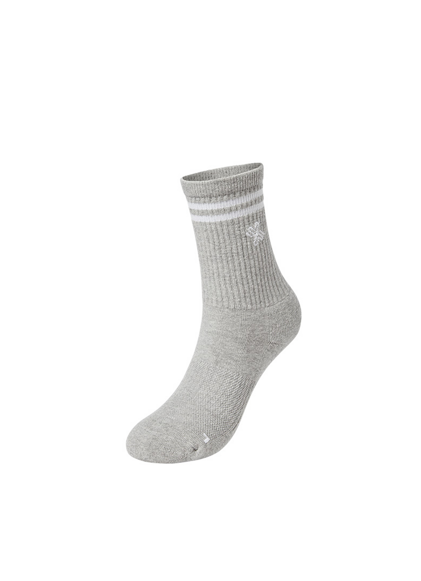 Fresh Double Line Crew Socks
