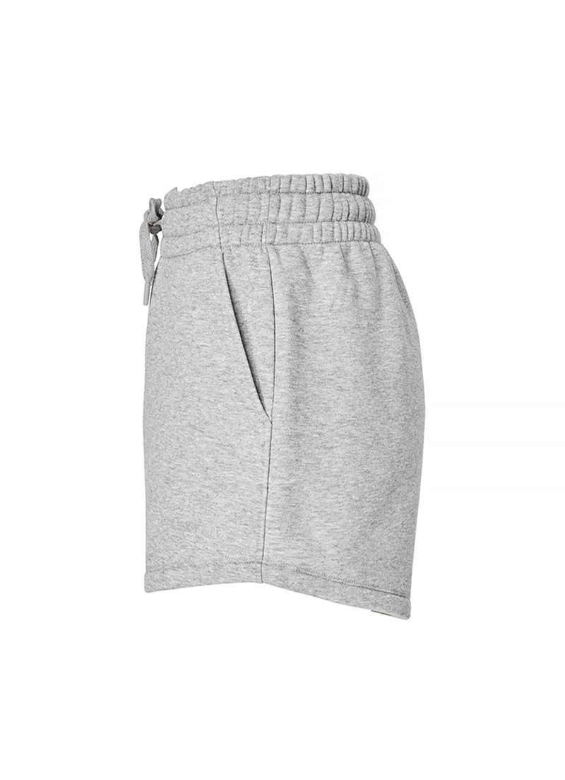 Warm Soft Basic Shorts in Melange Gray