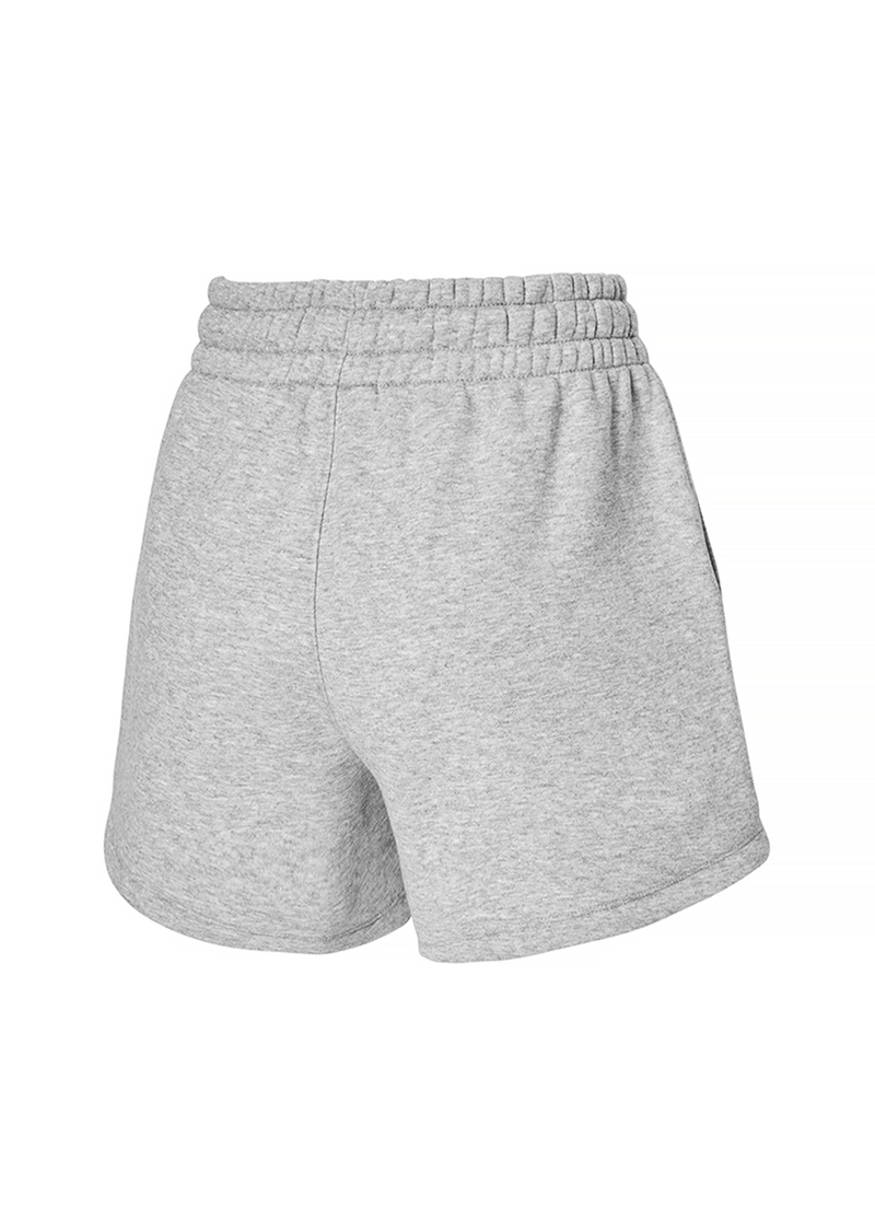 Warm Soft Basic Shorts in Melange Gray