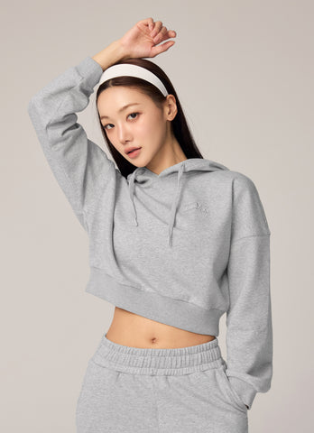 Warm Cotton Crop Hoodie