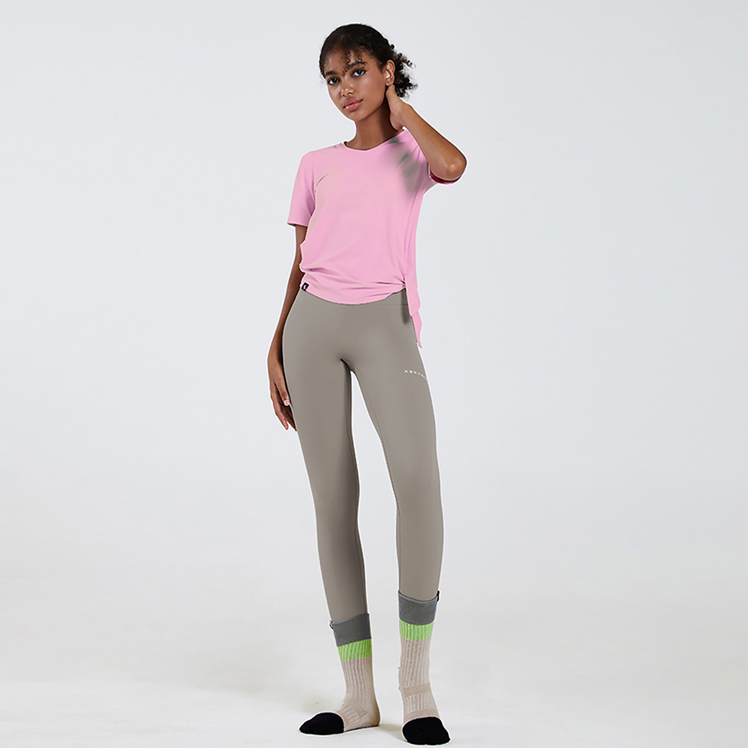 Non-slip Crew Yoga Socks