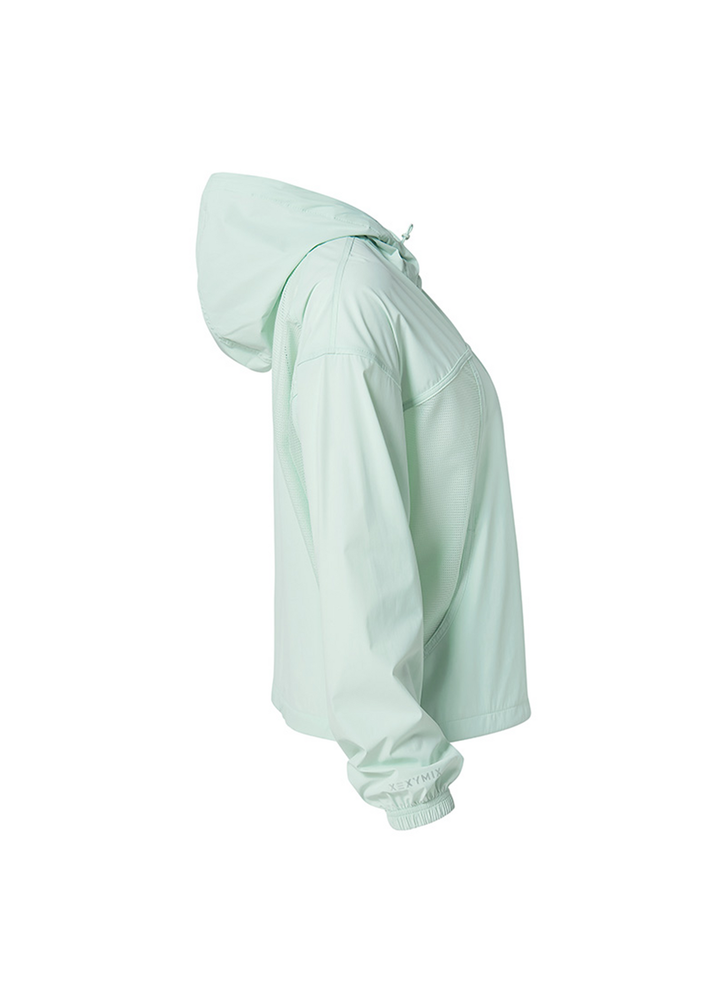 Airy Mesh Hood Crop Windbreaker