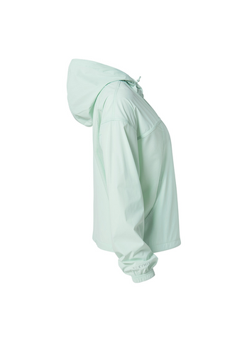 Airy Mesh Hood Crop Windbreaker
