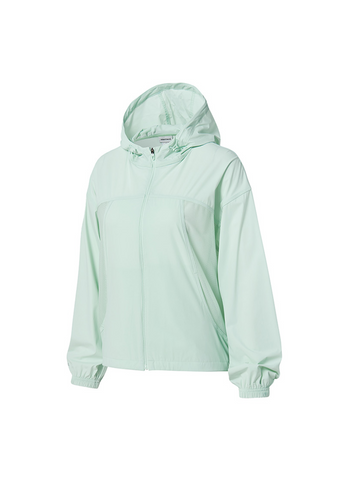 Airy Mesh Hood Crop Windbreaker