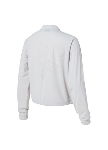 Airy Mesh Hood Big Symbol Crop Windbreaker