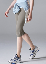 Black Label Signature 300N Leggings 6.5 in Opal Gray