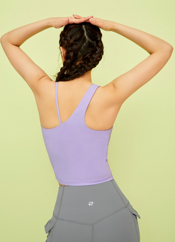 Unbalanced Strap Crop Top