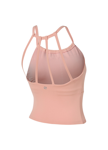 Black Label Signature Power Rise Halter Neck Crop Top
