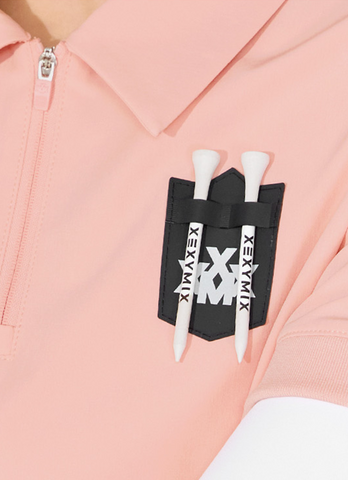 Golf Woven String Collar Short Sleeve