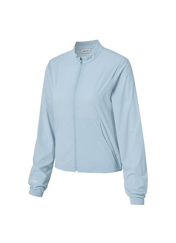 Airy Mesh Hood Big Symbol Crop Windbreaker