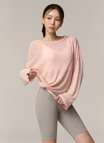 Side Slit Cover Up Long Sleeve