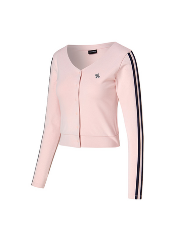 Eco Dex Color Block Crop Cardigan
