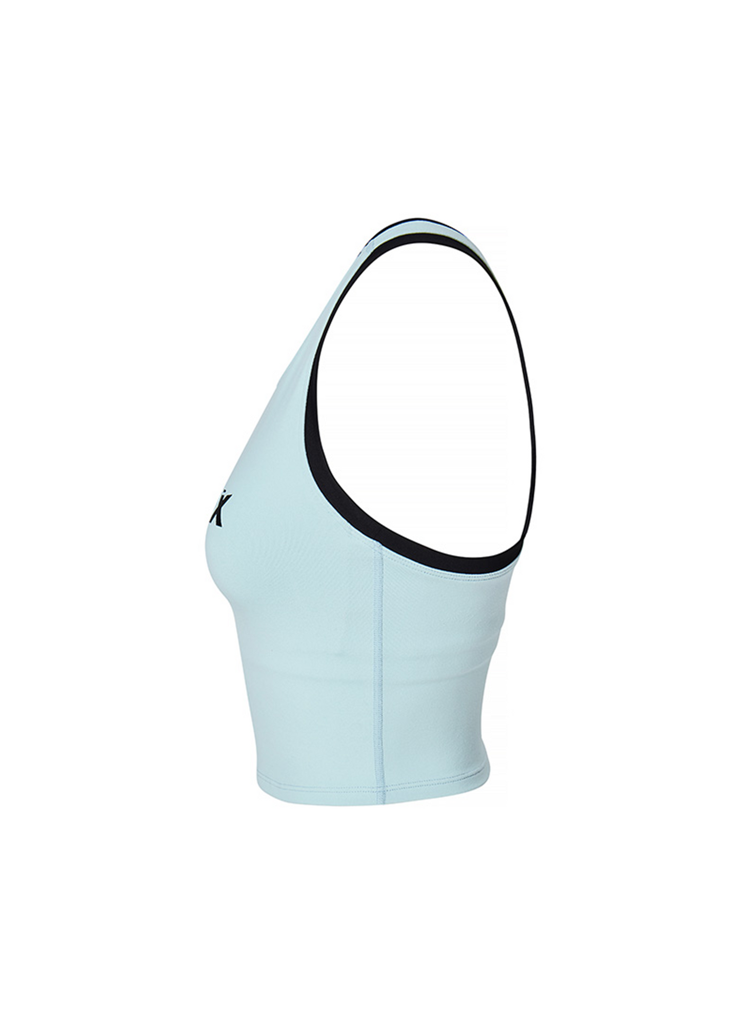 Sporty Logo Color Block Bra Top