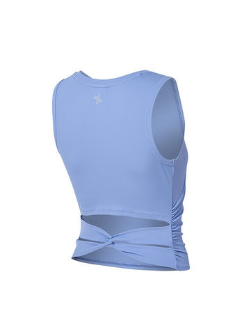 Ribbed Back Twist Sleeveless