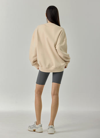 Softly Napping Loose Fit Sweat Shirts