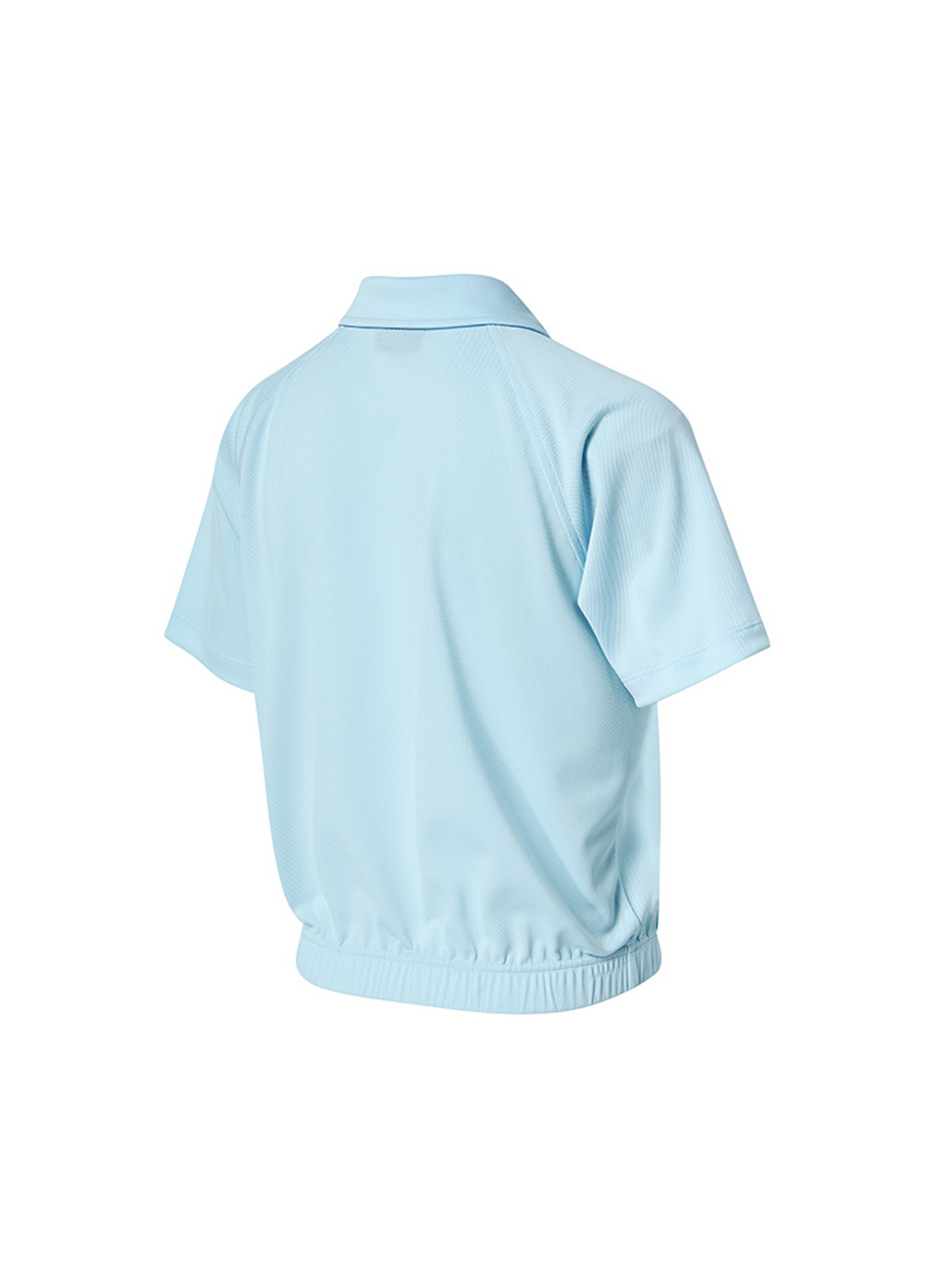 Soft Pique Half Zip Up Short Sleeve
