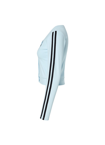 Eco Dex Color Block Crop Cardigan