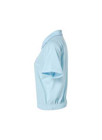 Soft Pique Half Zip Up Short Sleeve