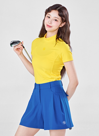 Golf Solid Flare Culotte Shorts