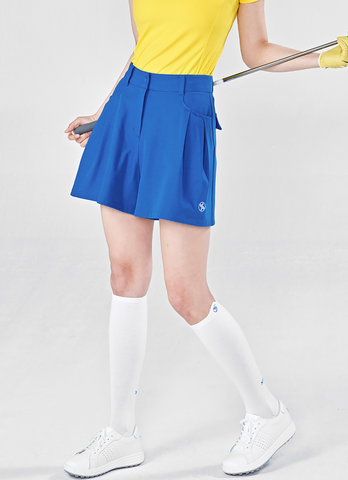 Golf Solid Flare Culotte Shorts