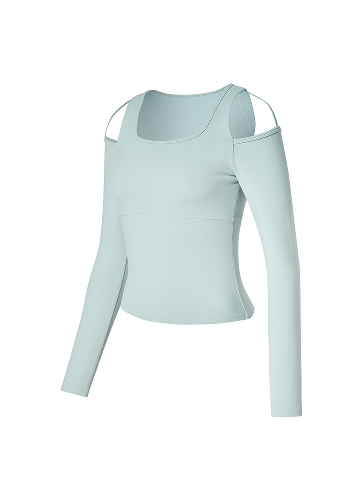 Comfort-Up Shoulder Cut-Out Padded Long Sleeve