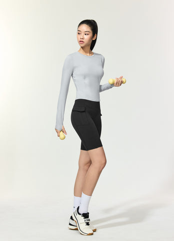 Cooling Princess Finger Hole Long Sleeve