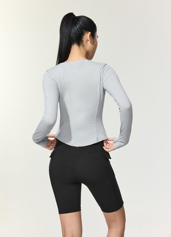 Cooling Princess Finger Hole Long Sleeve