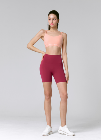 Black Label Signature Power Rise Logo Band Bra Top