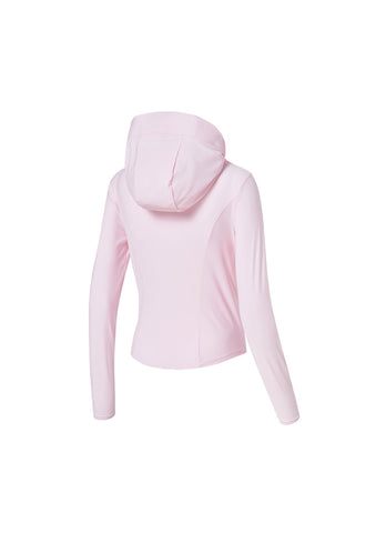 Light Cooling Slim Fit Crop Hoodie Jacket