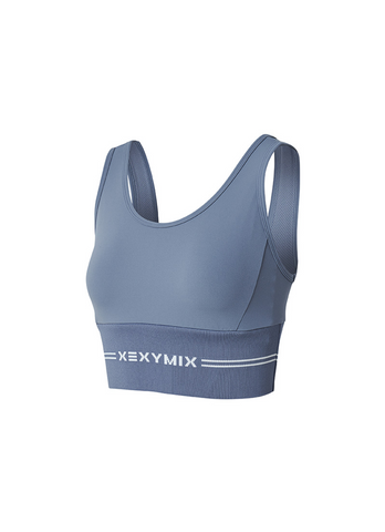Black Label Signature Power Rise Logo Banding Sports Bra