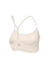 Black Label Signature Breath Racerback Bra Top in Sweet Beige