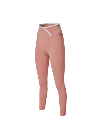 Overlap Color Combination Line Leggings