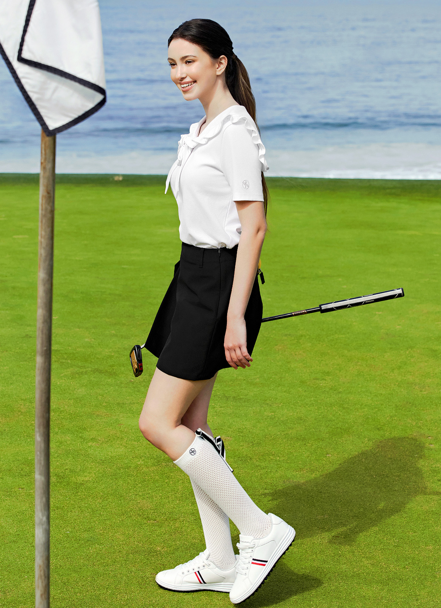 Golf Sailor Frill Collar Short Sleeve