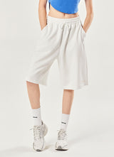 XXXX Sweat Bermuda Short in White Ivory