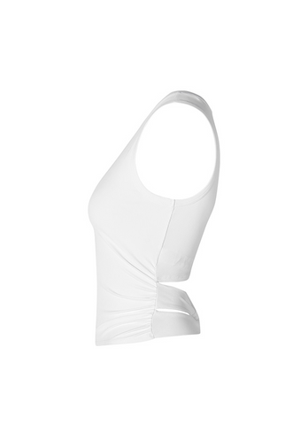Ribbed Back Twist Sleeveless