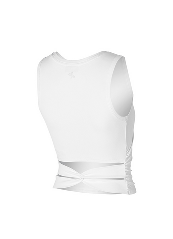 Ribbed Back Twist Sleeveless