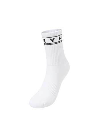 Fresh Lettering Crew Socks Kaki