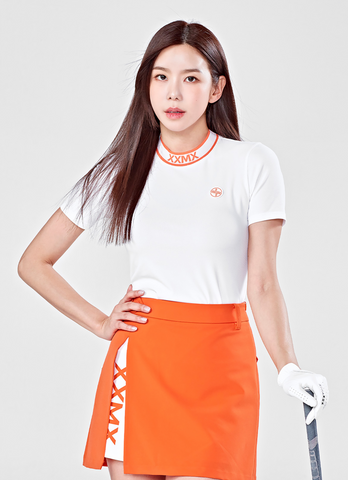 Golf Embossed Jacquard Logo Short Sleeve