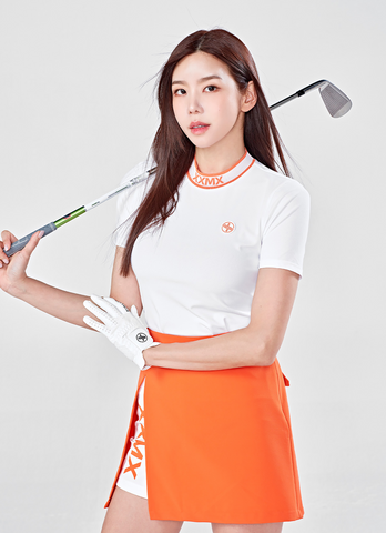 Golf Embossed Jacquard Logo Short Sleeve