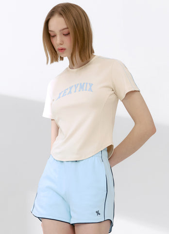 Piping Color Block Short Sleeve