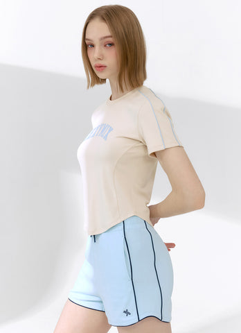 Piping Color Block Short Sleeve