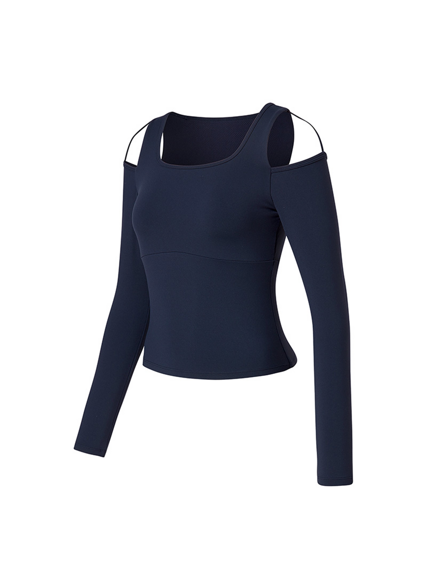 Comfort-Up Shoulder Cut-Out Padded Long Sleeve