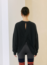 Back Slit Loose Sweater