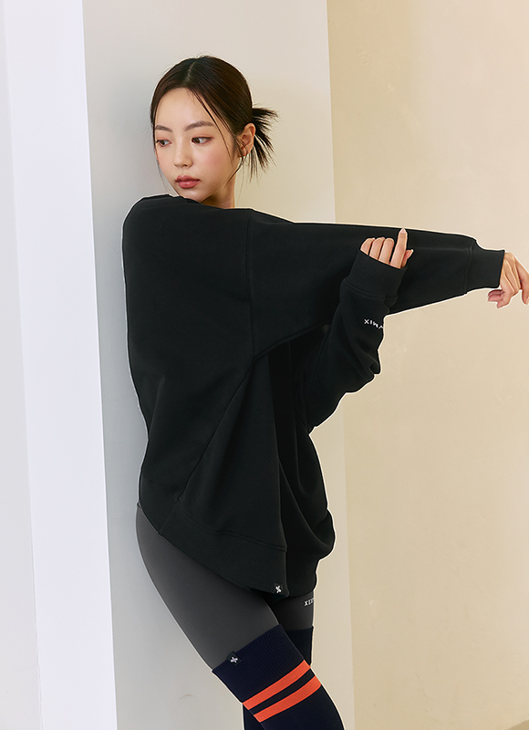 Back Slit Loose Sweater