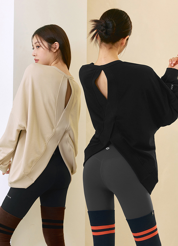 Back Slit Loose Sweater