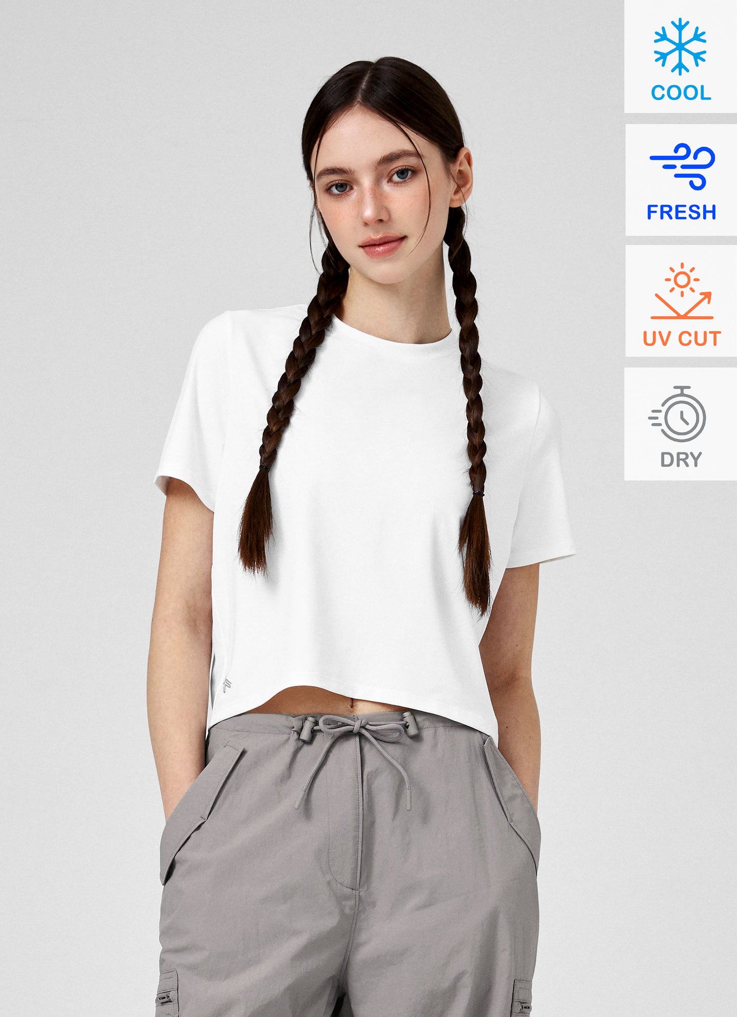 Ice Feather Light 2.0 Crop Short Sleeve